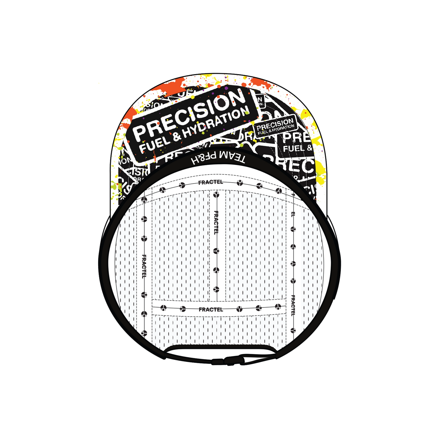 Fractel White Splatter Hat