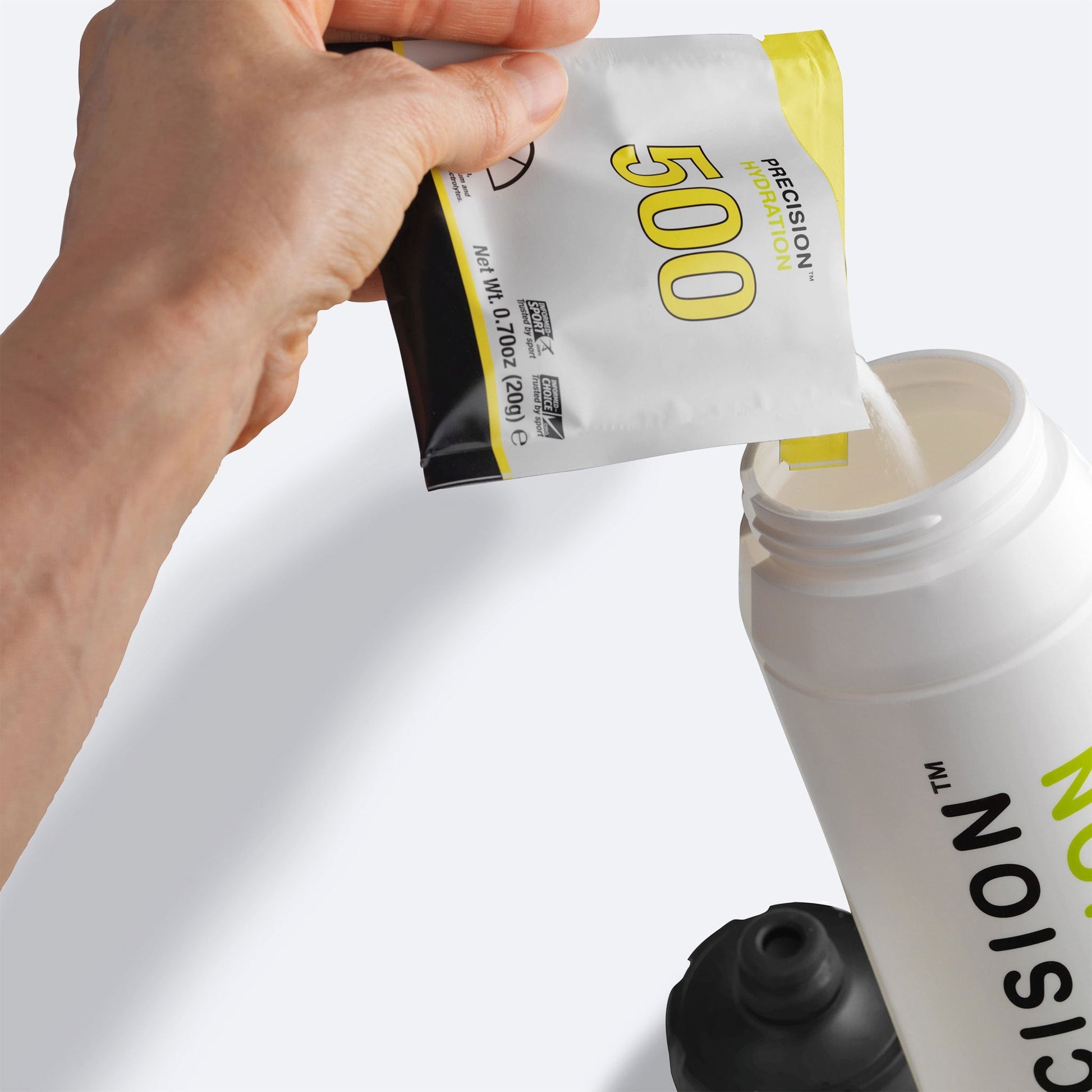 Moderate strength electrolyte drink mixes for athletes