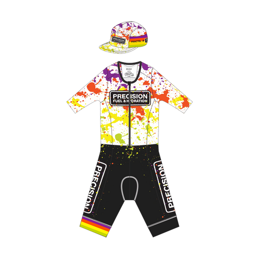Triathlon Race Suit & Splatter Hat Bundle